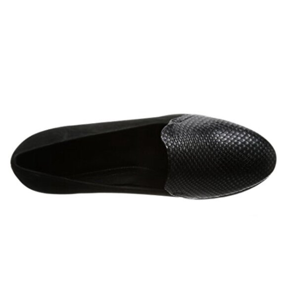 NEW! ECCO Touch Ballerina 2.0 Flats Suede Leather Black SZ 8 - Picture 4 of 10